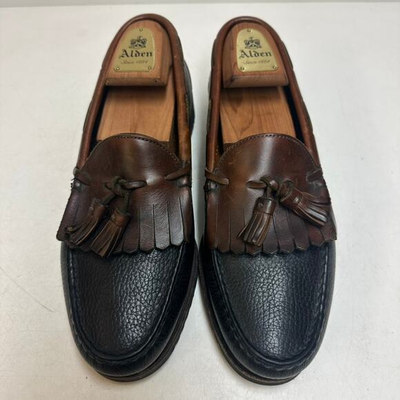 VGUC Rancourt & Co. x Allen Edmonds Nashua Handsewn Tassel Loafer Made USA 9.5 D main image 4